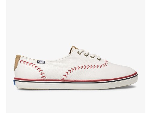 δερματινα Sneakers Keds Champion Pennant δερματινα γυναικεια κρέμα | GR-02894