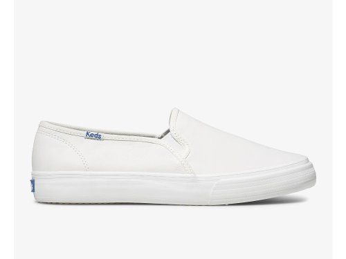 δερματινα Sneakers Keds Double Decker δερματινα γυναικεια ασπρα | GR-36228