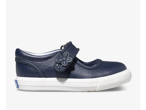 δερματινα Sneakers Keds Ella Mary Jane για κοριτσια σκουρο μπλε | GR-25051