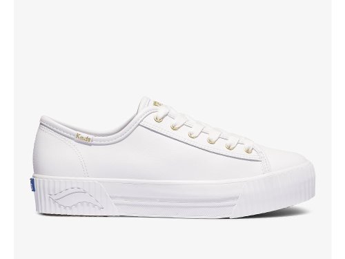 δερματινα Sneakers Keds Triple Kick AMP δερματινα γυναικεια ασπρα | GR-31376