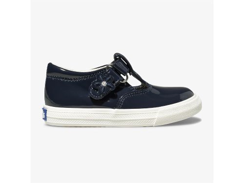 SlipOnSneakers Keds Daphne λουστρινι Sneaker για κοριτσια σκουρο μπλε | GR-12340