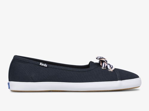 SlipOnSneakers Keds Seaside καμβα γυναικεια σκουρο μπλε Πολύχρωμο | GR-65670