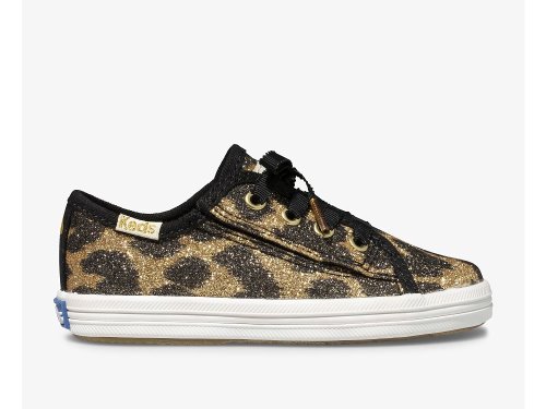 Αθλητικά Παπούτσια Keds Kate Spade New York Kickstart Jr. Glitter Leopard για κοριτσια λεοπαρ | GR-16300