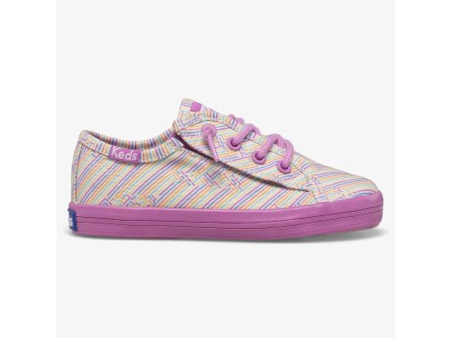 Αθλητικά Παπούτσια Keds Kickstart Seasonal Jr για κοριτσια Πολύχρωμο μωβ | GR-09092