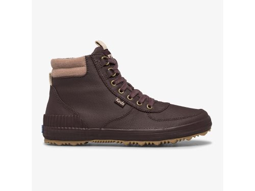 μποτεσ Keds Scout Boot III θαλασσης Resistant Twill γυναικεια μπορντο | GR-13175