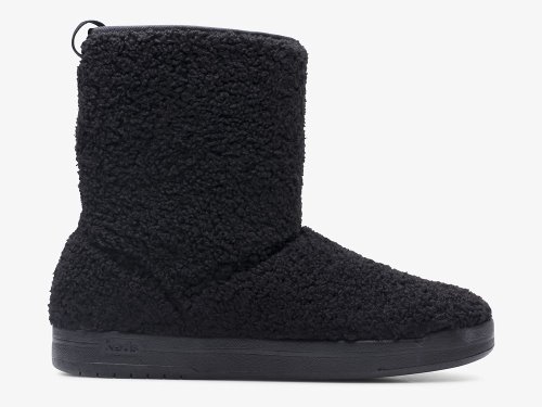 μποτεσ Keds Tally Boot Faux Shearling γυναικεια μαυρα | GR-89384