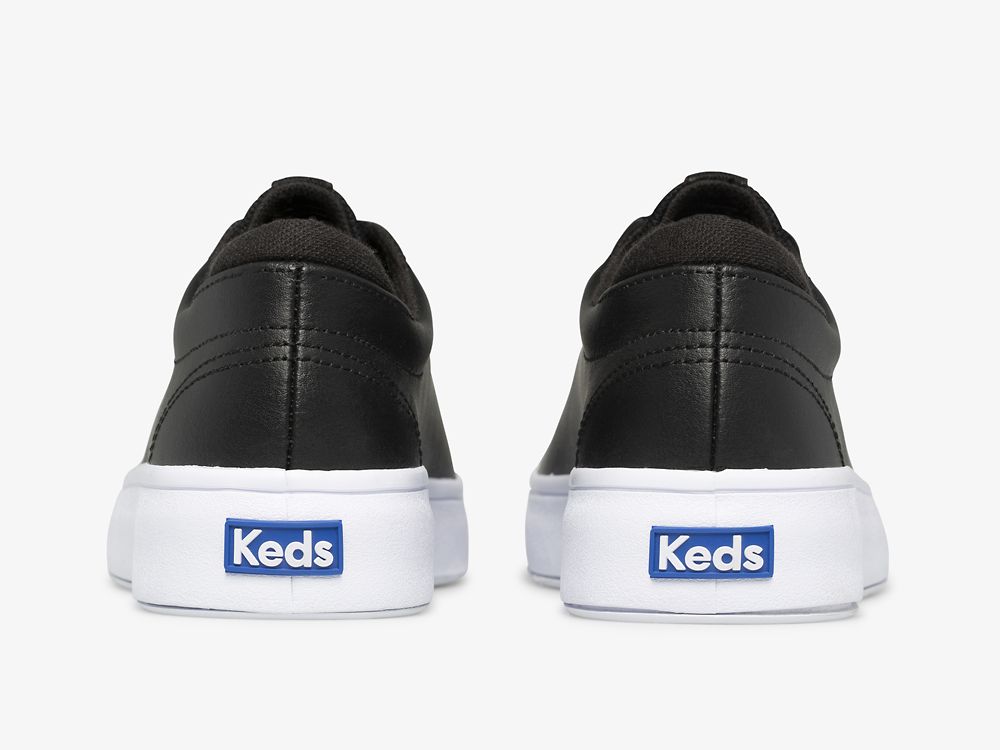 δερματινα Sneakers Keds Alley δερματινα γυναικεια μαυρα | GR-19674