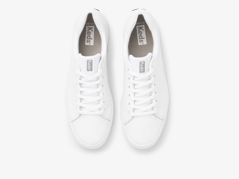 δερματινα Sneakers Keds Alley δερματινα γυναικεια ασπρα | GR-49410