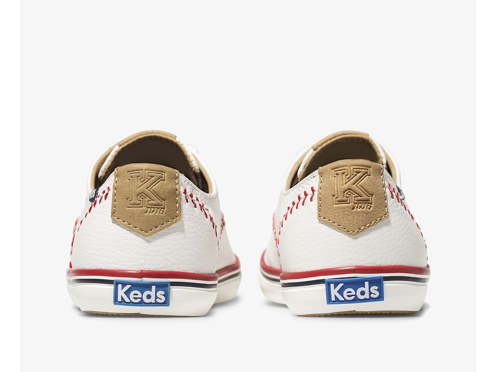 δερματινα Sneakers Keds Champion Pennant δερματινα γυναικεια κρέμα | GR-02894