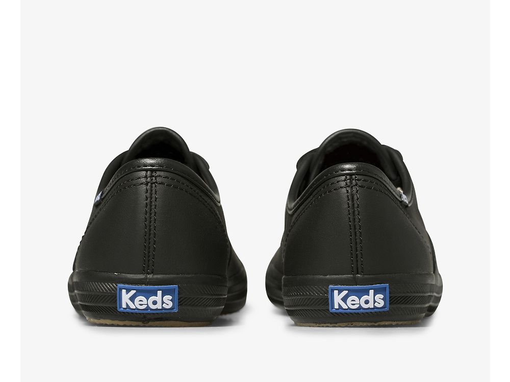 δερματινα Sneakers Keds Champion πρωτοτυπεσ δερματινα γυναικεια μαυρα | GR-52695