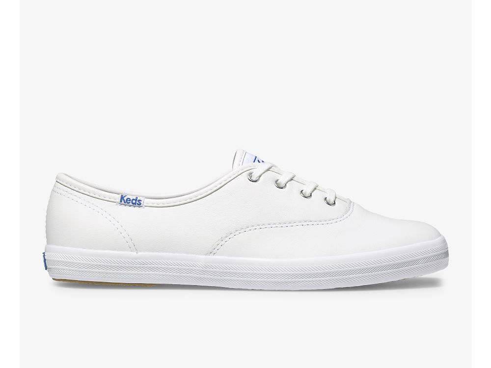 δερματινα Sneakers Keds Champion πρωτοτυπεσ δερματινα γυναικεια ασπρα | GR-84004