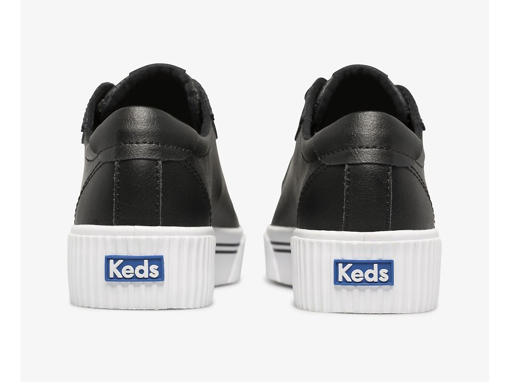 δερματινα Sneakers Keds Crew Kick Alto δερματινα γυναικεια μαυρα | GR-13296