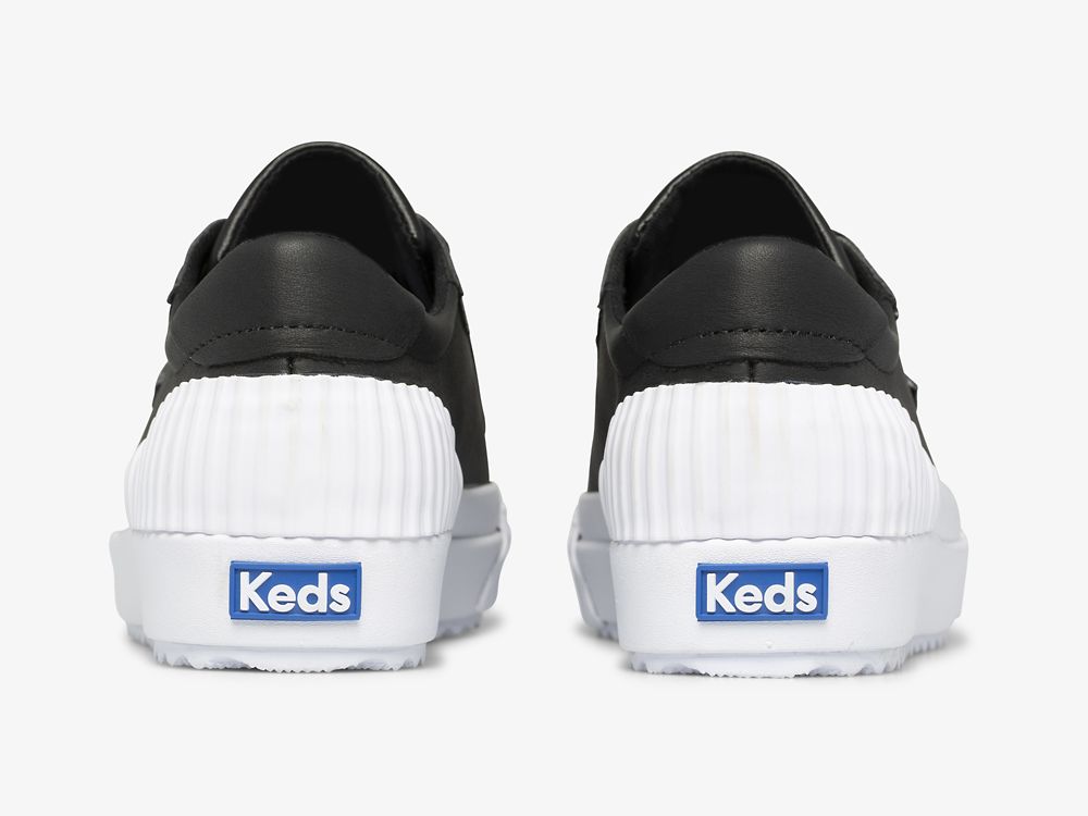 δερματινα Sneakers Keds Demi TRX δερματινα γυναικεια μαυρα | GR-36980