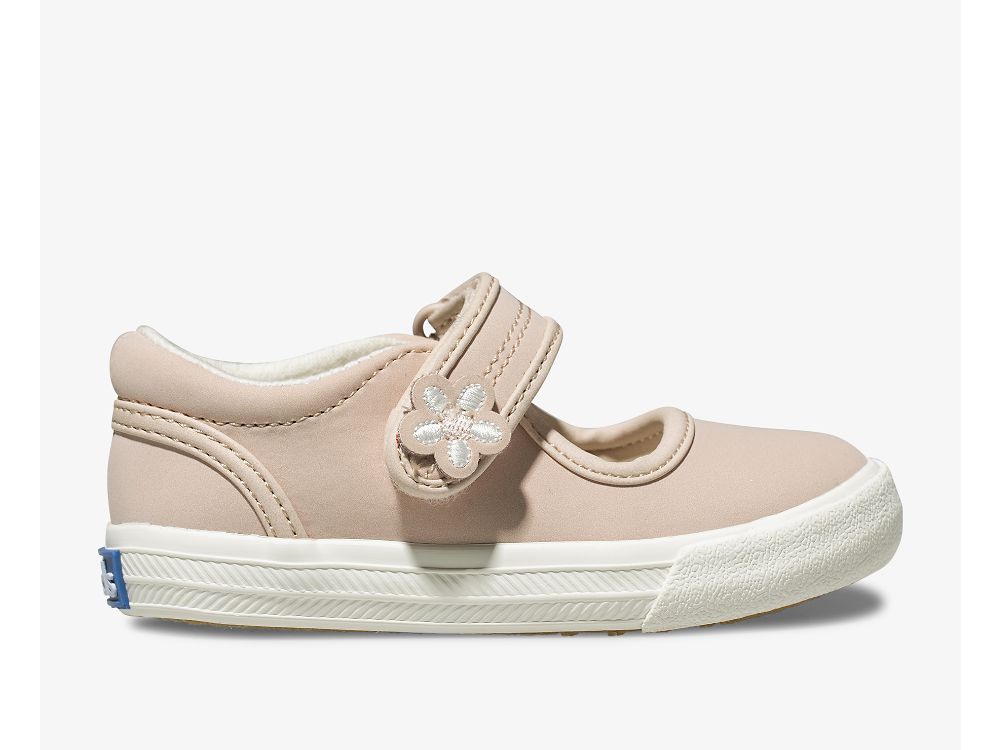 δερματινα Sneakers Keds Ella Mary Jane για κοριτσια ροζ | GR-12135