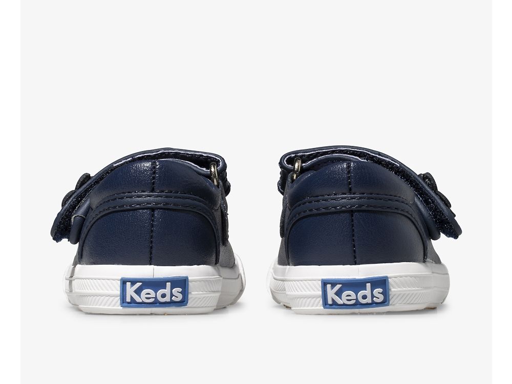 δερματινα Sneakers Keds Ella Mary Jane για κοριτσια σκουρο μπλε | GR-32995