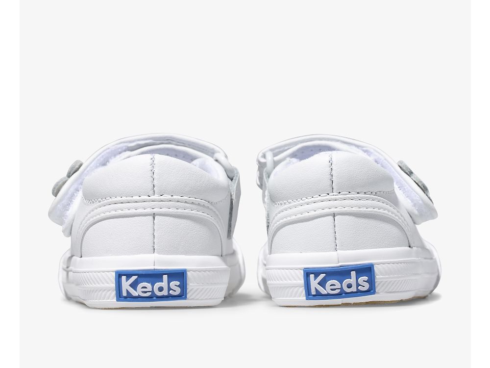 δερματινα Sneakers Keds Ella Mary Jane για κοριτσια ασπρα | GR-50502