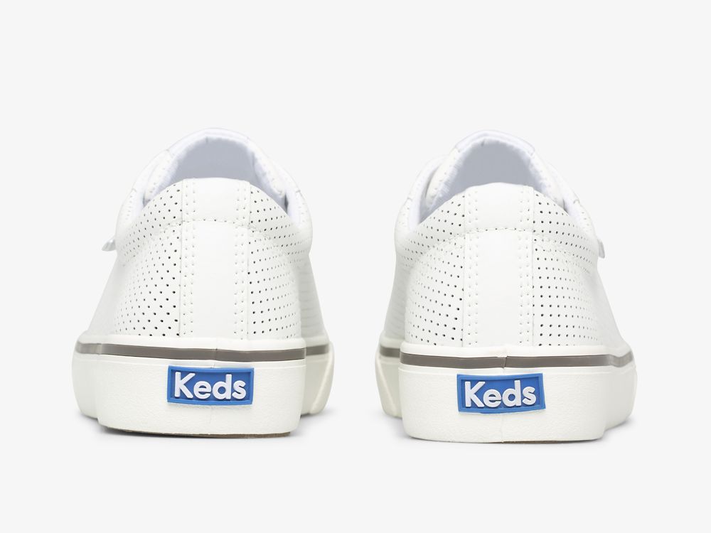 δερματινα Sneakers Keds Jump Kick Perf δερματινα γυναικεια ασπρα | GR-40886