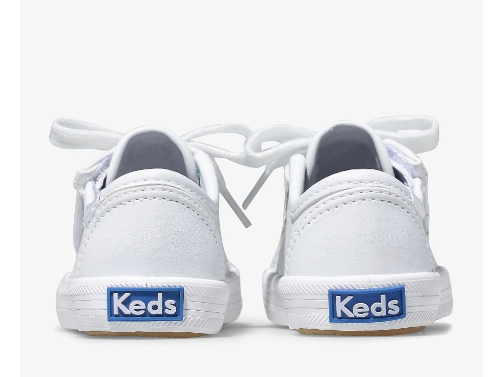 δερματινα Sneakers Keds Kickstart Jr. δερματινα Sneaker για κοριτσια ασπρα | GR-25921