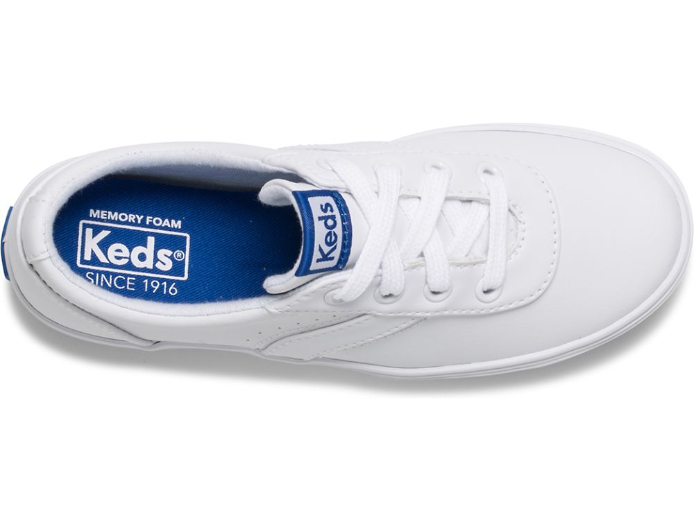 δερματινα Sneakers Keds Riley για κοριτσια ασπρα | GR-78959