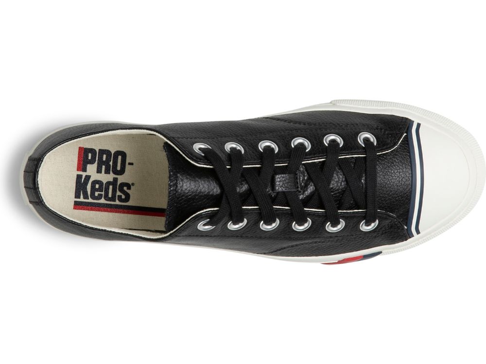 δερματινα Sneakers Keds Royal Lo κλασικα δερματινα γυναικεια μαυρα | GR-93967