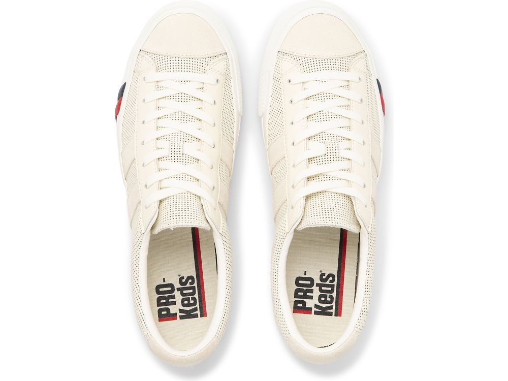 δερματινα Sneakers Keds Royal Plus Perf δερματινα γυναικεια κρέμα | GR-66307