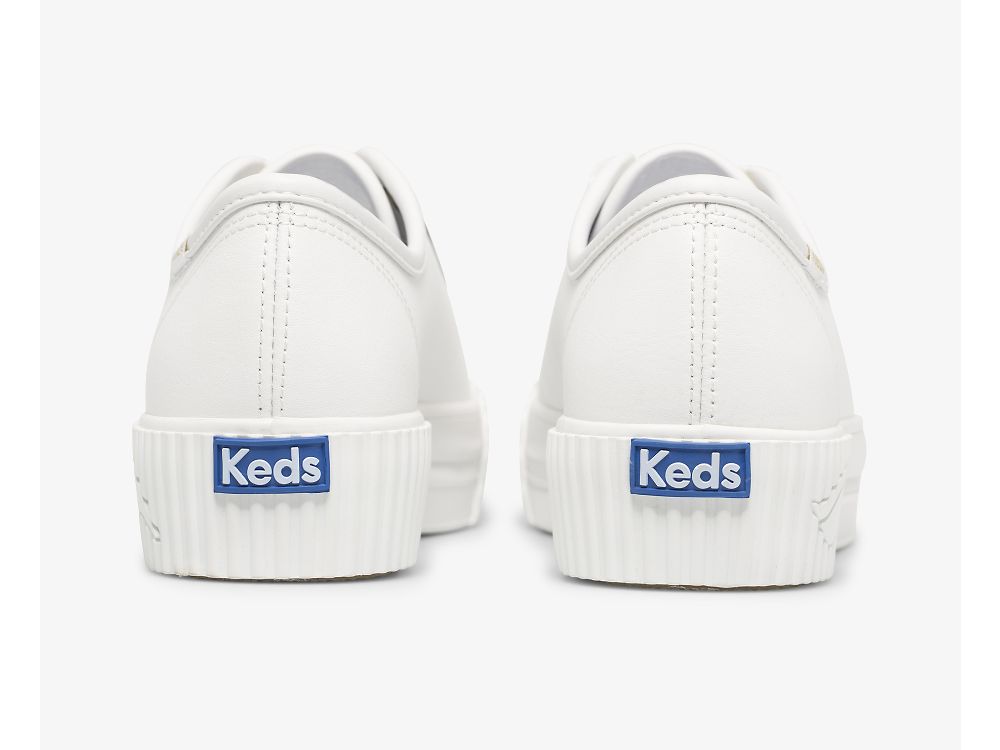 δερματινα Sneakers Keds Triple Kick AMP δερματινα γυναικεια ασπρα | GR-31376