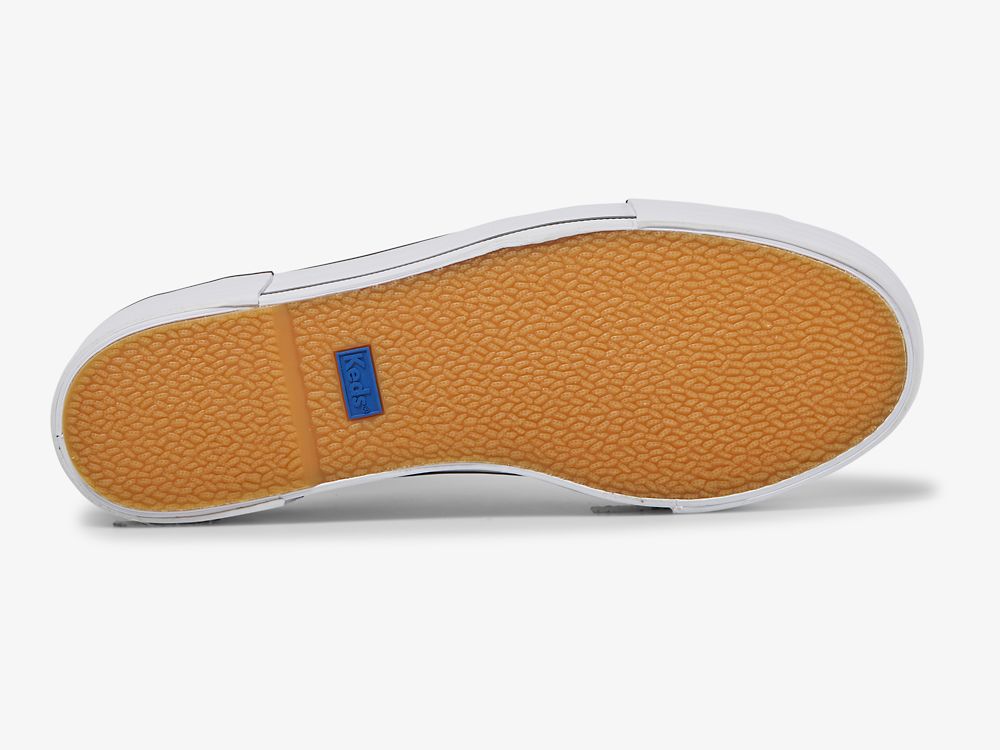 δερματινα Sneakers Keds Triple Up δερματινα Bumper Foxin γυναικεια ασπρα | GR-35881