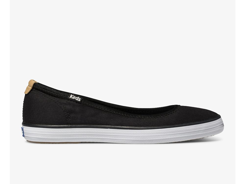 SlipOnSneakers Keds Bryn γυναικεια μαυρα | GR-68600