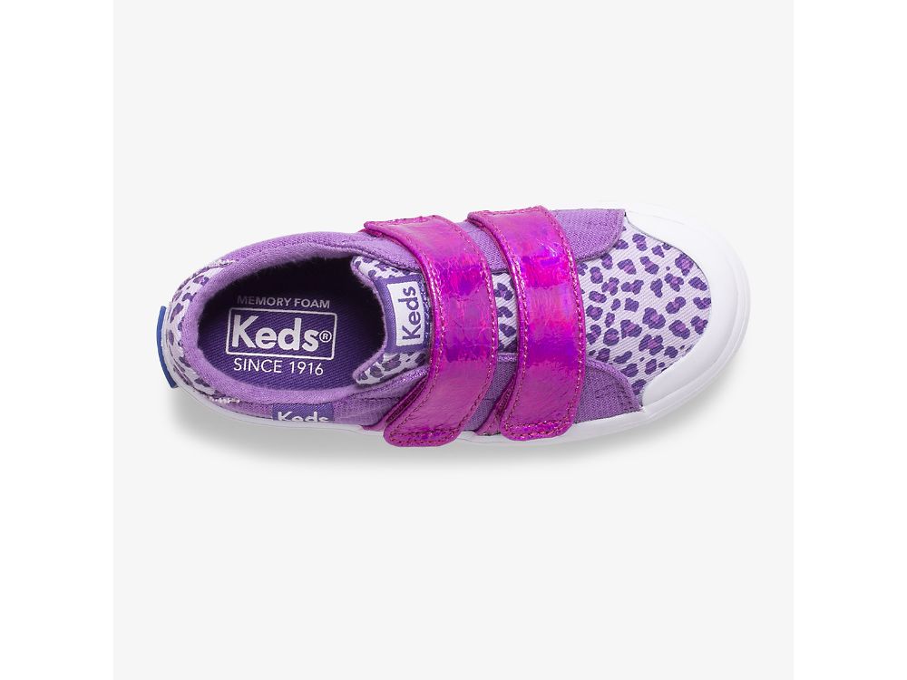 SlipOnSneakers Keds Courtney HL για κοριτσια μωβ | GR-55509