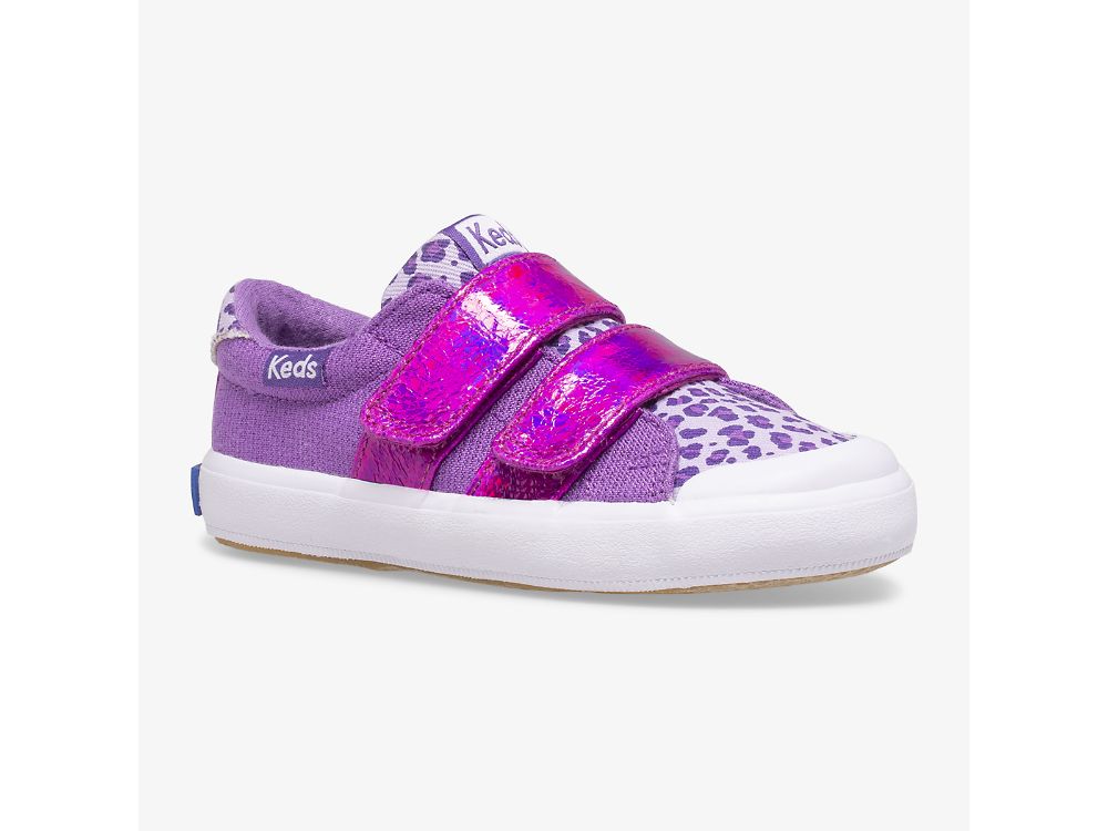 SlipOnSneakers Keds Courtney HL για κοριτσια μωβ | GR-55509