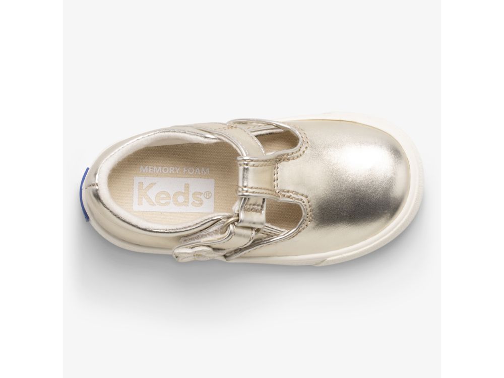 SlipOnSneakers Keds Daphne για κοριτσια χρυσο χρωμα | GR-53893