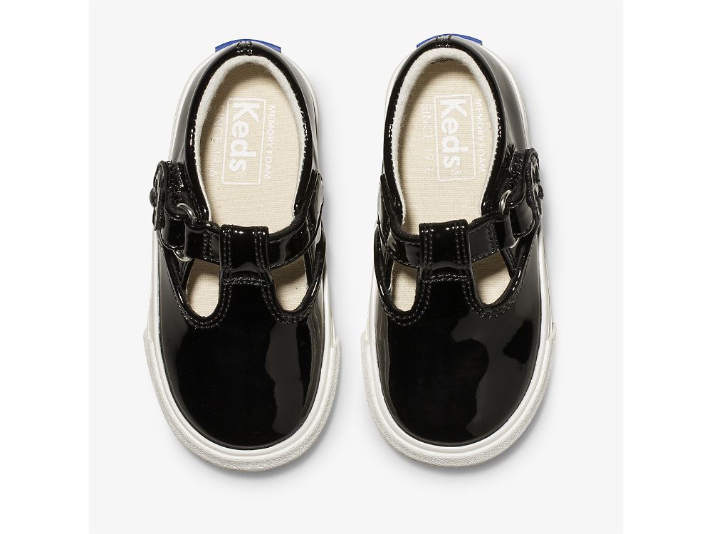 SlipOnSneakers Keds Daphne λουστρινι Sneaker για κοριτσια μαυρα | GR-09133