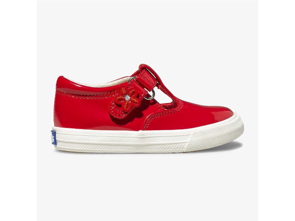 SlipOnSneakers Keds Daphne λουστρινι Sneaker για κοριτσια κοκκινα | GR-38753