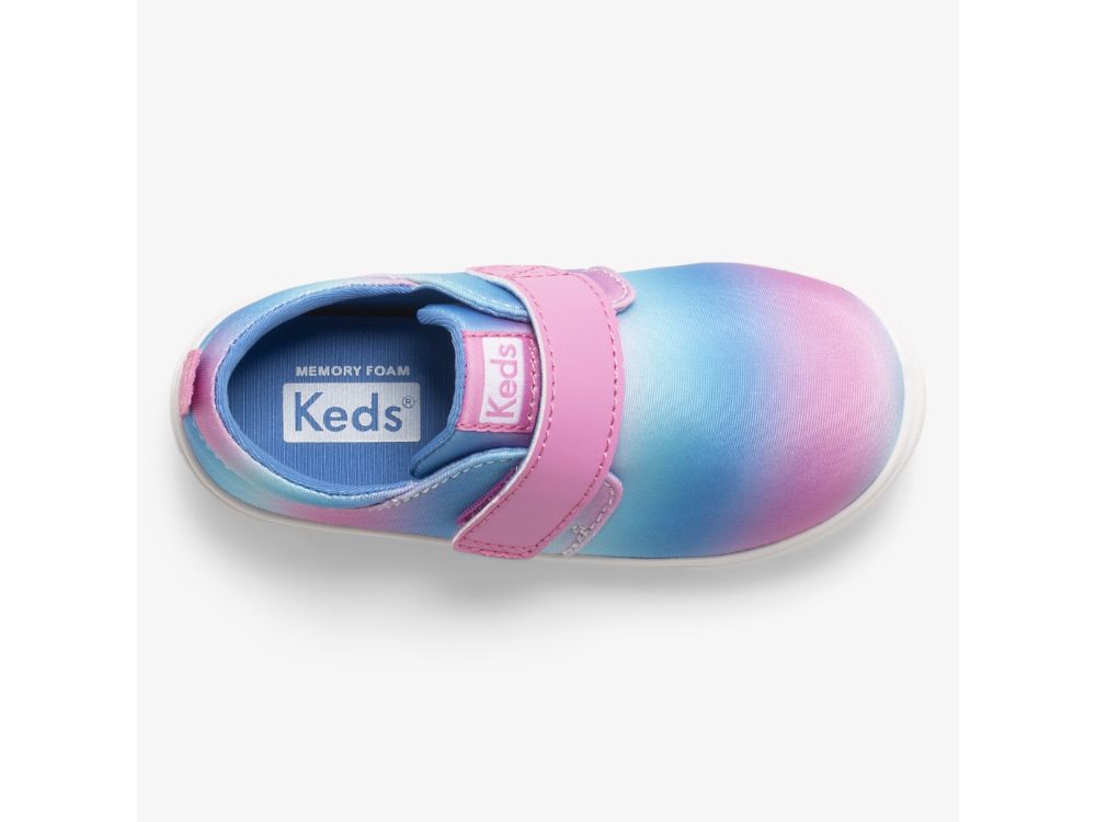 SlipOnSneakers Keds Finlee Flex για κοριτσια ροζ μπλε | GR-88290