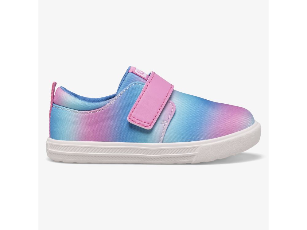 SlipOnSneakers Keds Finlee Flex για κοριτσια ροζ μπλε | GR-88290