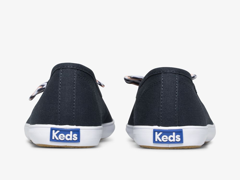 SlipOnSneakers Keds Seaside καμβα γυναικεια σκουρο μπλε Πολύχρωμο | GR-65670