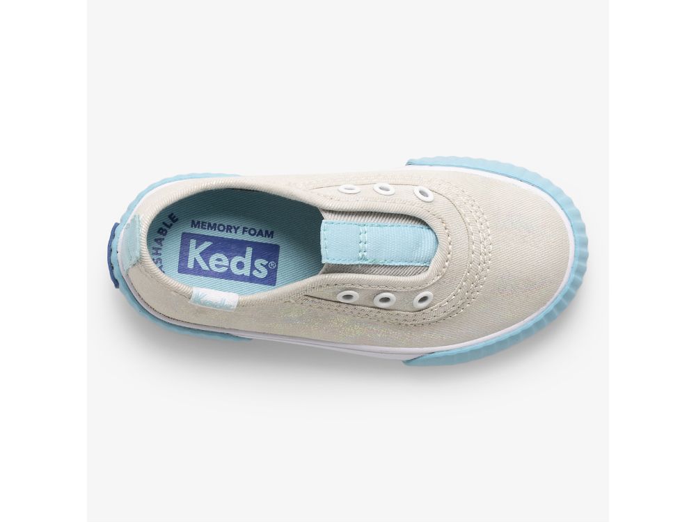 SlipOnSneakers Keds Topkick Washable Slip On Jr για κοριτσια γκρι Πολύχρωμο | GR-31233