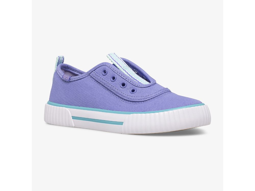 SlipOnSneakers Keds Topkick Washable Slip-On για κοριτσια μωβ τυρκουάζ | GR-50743