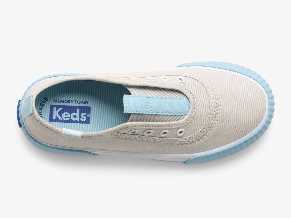 SlipOnSneakers Keds Topkick Washable Slip-On για κοριτσια γκρι | GR-84741