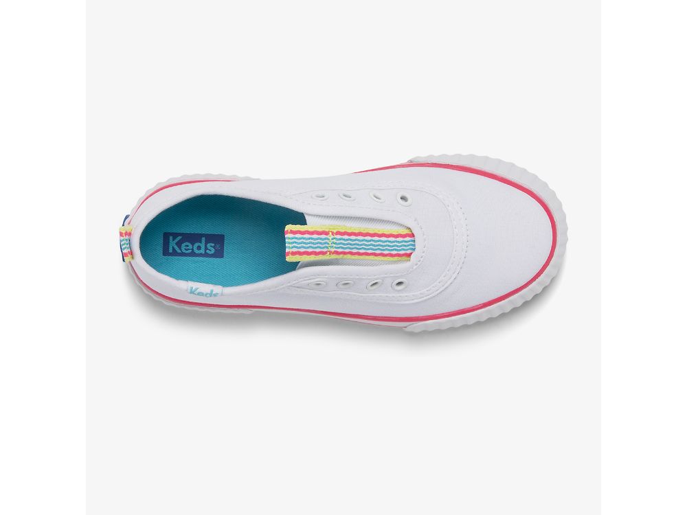 SlipOnSneakers Keds Topkick Washable Slip-On για κοριτσια ασπρα | GR-94391