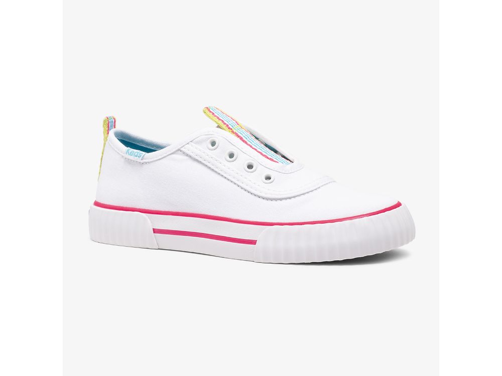 SlipOnSneakers Keds Topkick Washable Slip-On για κοριτσια ασπρα | GR-94391