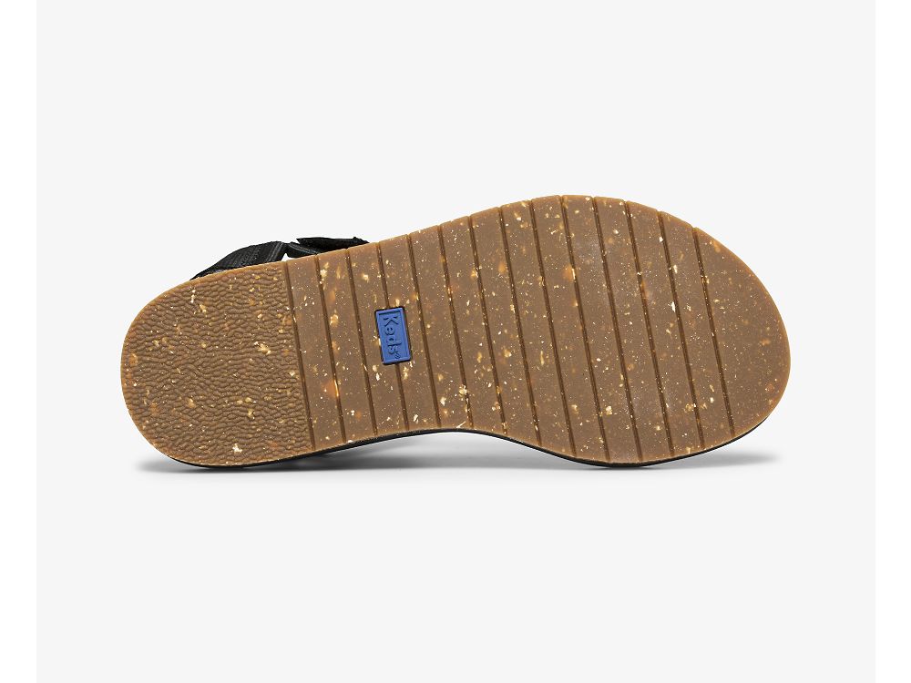 SlipOnSneakers Keds Trio Eco Sandal with Tencel™ γυναικεια μαυρα | GR-15209