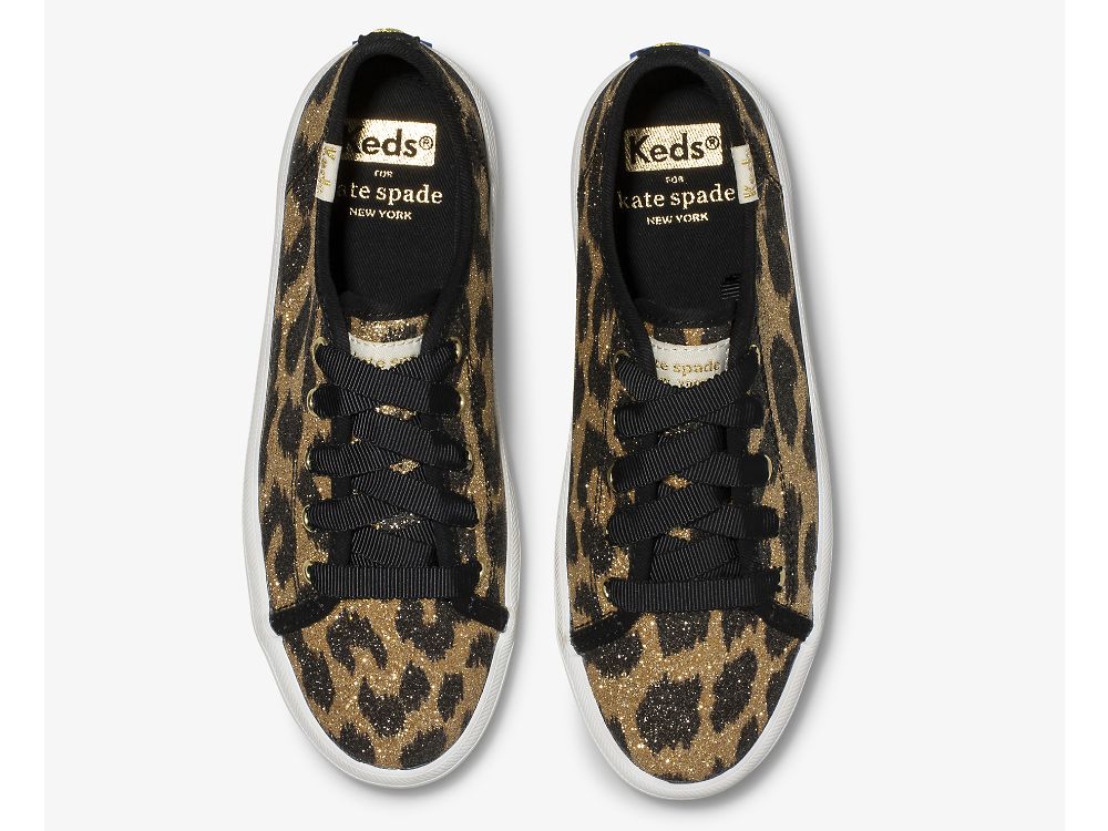 Αθλητικά Παπούτσια Keds Kate Spade New York Kickstart Glitter Leopard για κοριτσια λεοπαρ | GR-02102