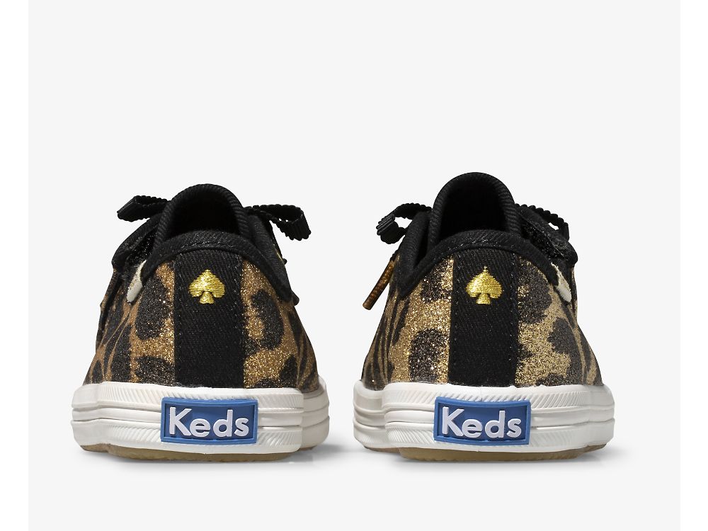 Αθλητικά Παπούτσια Keds Kate Spade New York Kickstart Jr. Glitter Leopard για κοριτσια λεοπαρ | GR-16300