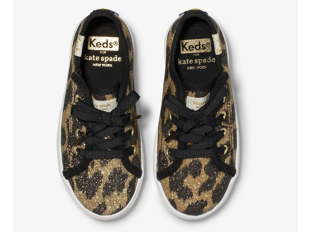 Αθλητικά Παπούτσια Keds Kate Spade New York Kickstart Jr. Glitter Leopard για κοριτσια λεοπαρ | GR-16300