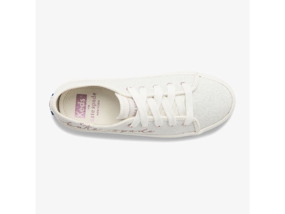 Αθλητικά Παπούτσια Keds Kate Spade New York Kickstart Glitter για κοριτσια ασπρα | GR-82627