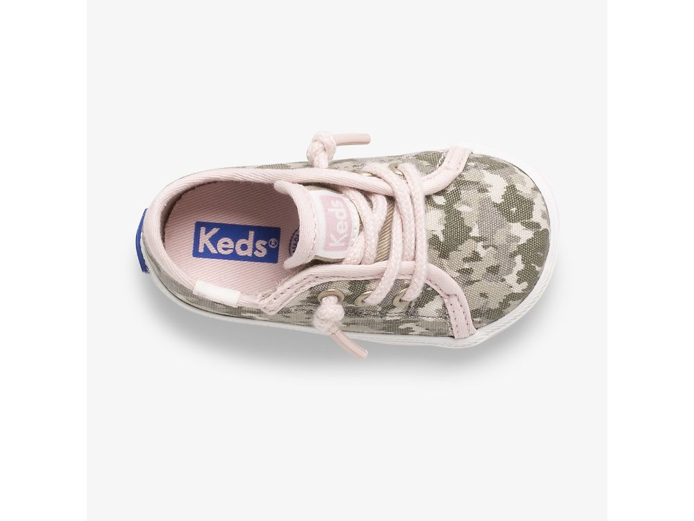 Αθλητικά Παπούτσια Keds Kickstart Crib Feat. Organic βαμβακερα για κοριτσια καμουφλάζ | GR-39279