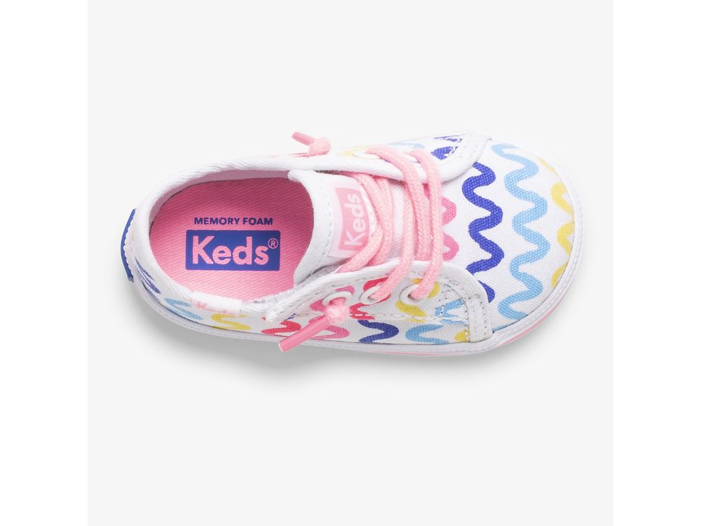 Αθλητικά Παπούτσια Keds Kickstart Crib για κοριτσια ασπρα | GR-09121