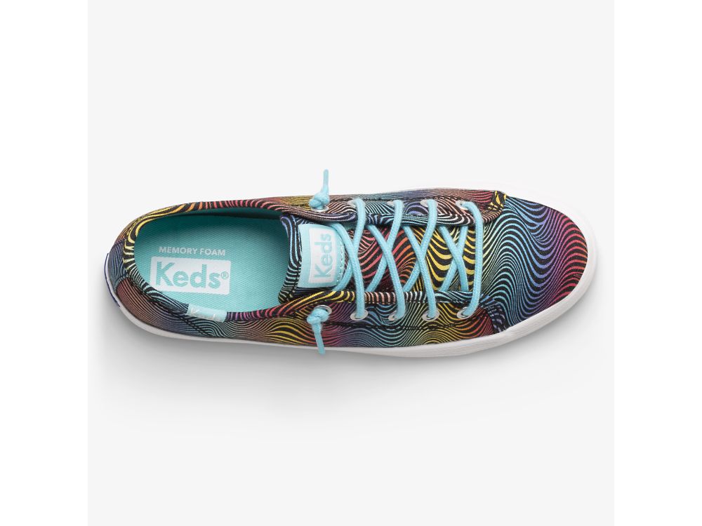 Αθλητικά Παπούτσια Keds Kickstart Seasonal για κοριτσια μπλε κίτρινα Πολύχρωμο | GR-15642