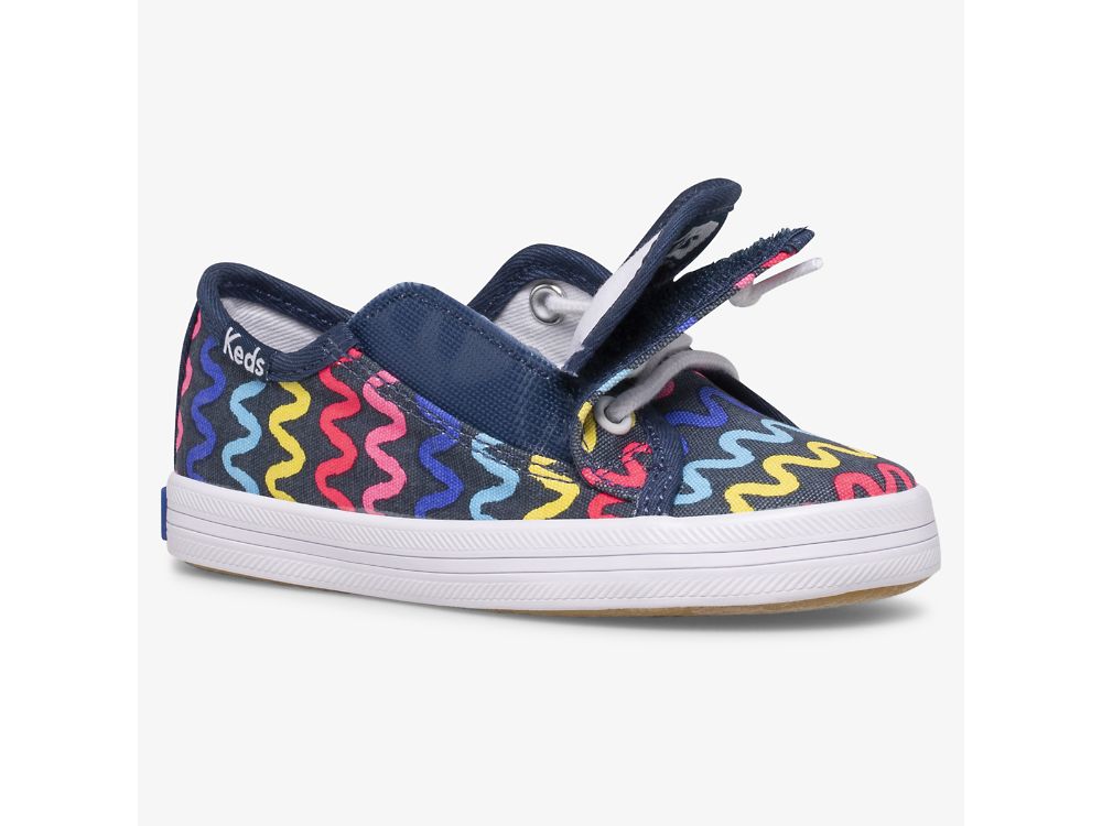 Αθλητικά Παπούτσια Keds Kickstart Seasonal Jr για κοριτσια σκουρο μπλε | GR-48878